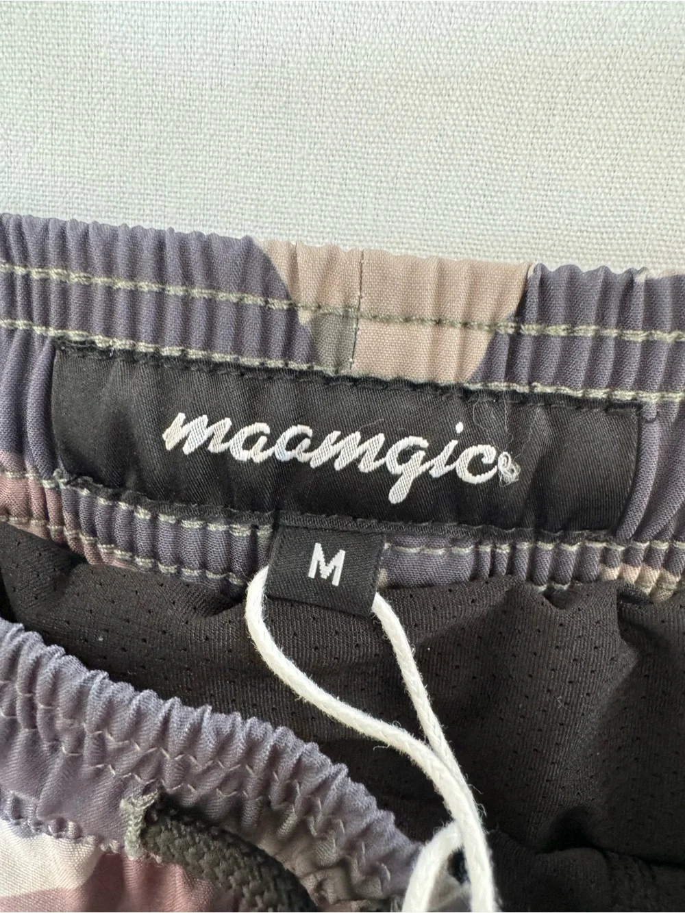 maamgic Mens Swim Trunks Medium NWT Mesh Lining Camo 7